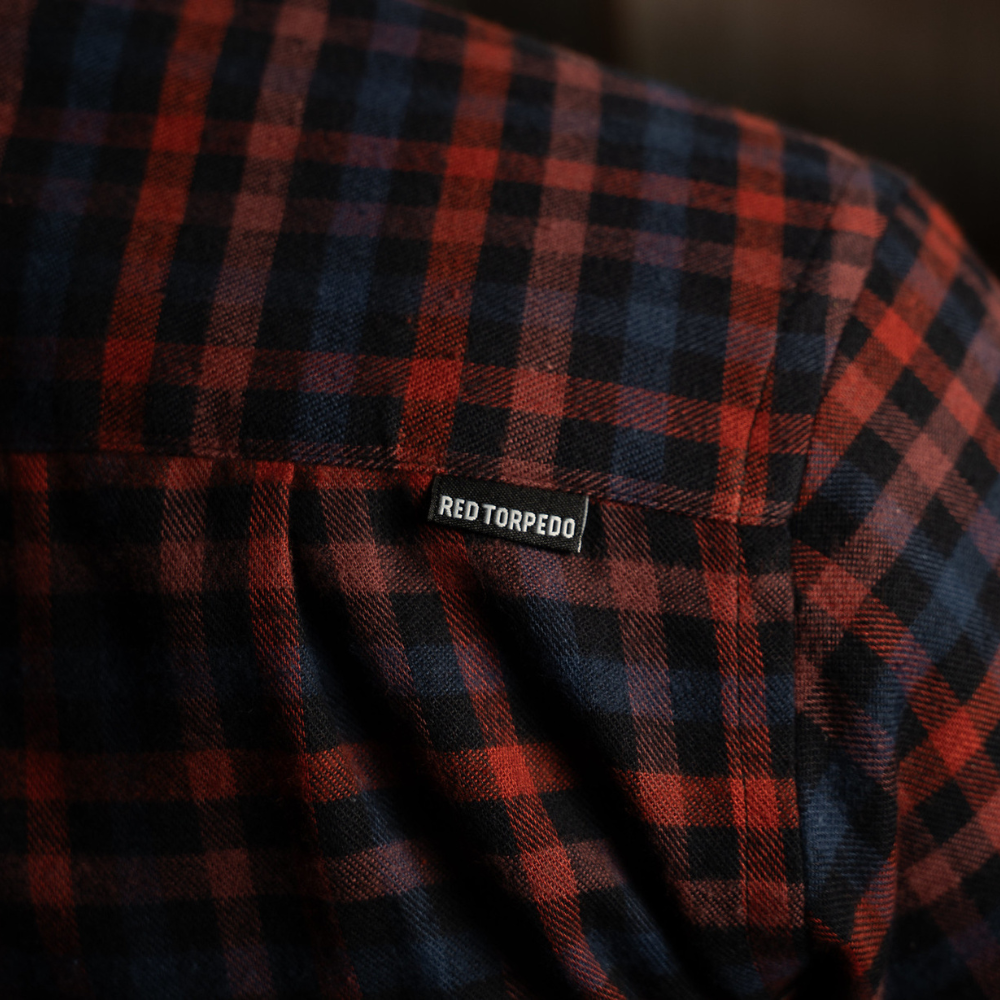 Red/Navy Flannel Shirt