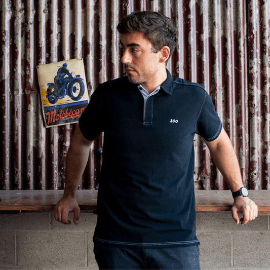 Ton Up Clothing (Mens) Black Polo Shirt - Ton Up Clothing