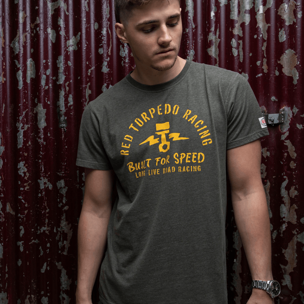 Red Torpedo Piston Bolt (Mens) T-Shirt - Red Torpedo