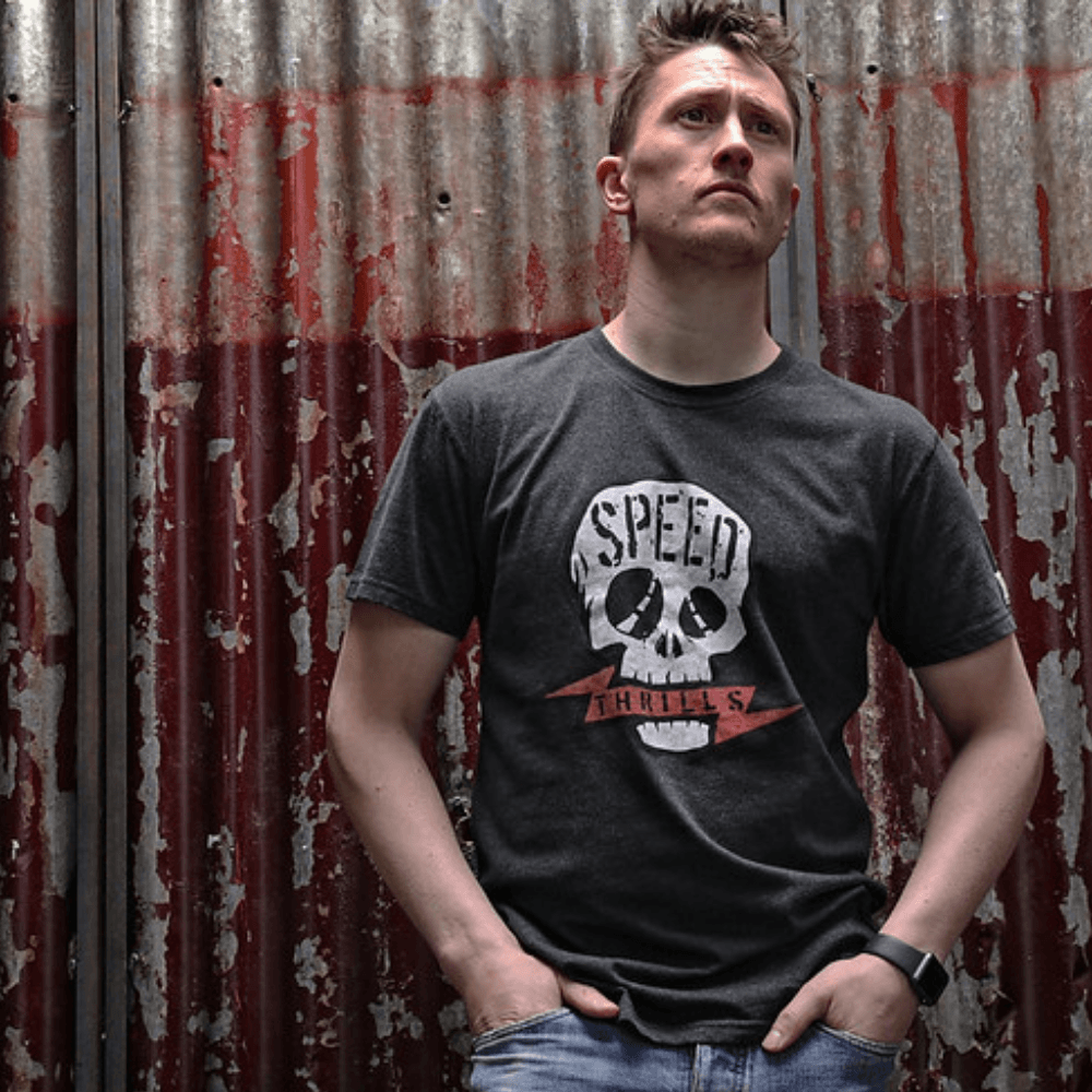 Red Torpedo Speed Head (Mens) T-Shirt - Red Torpedo