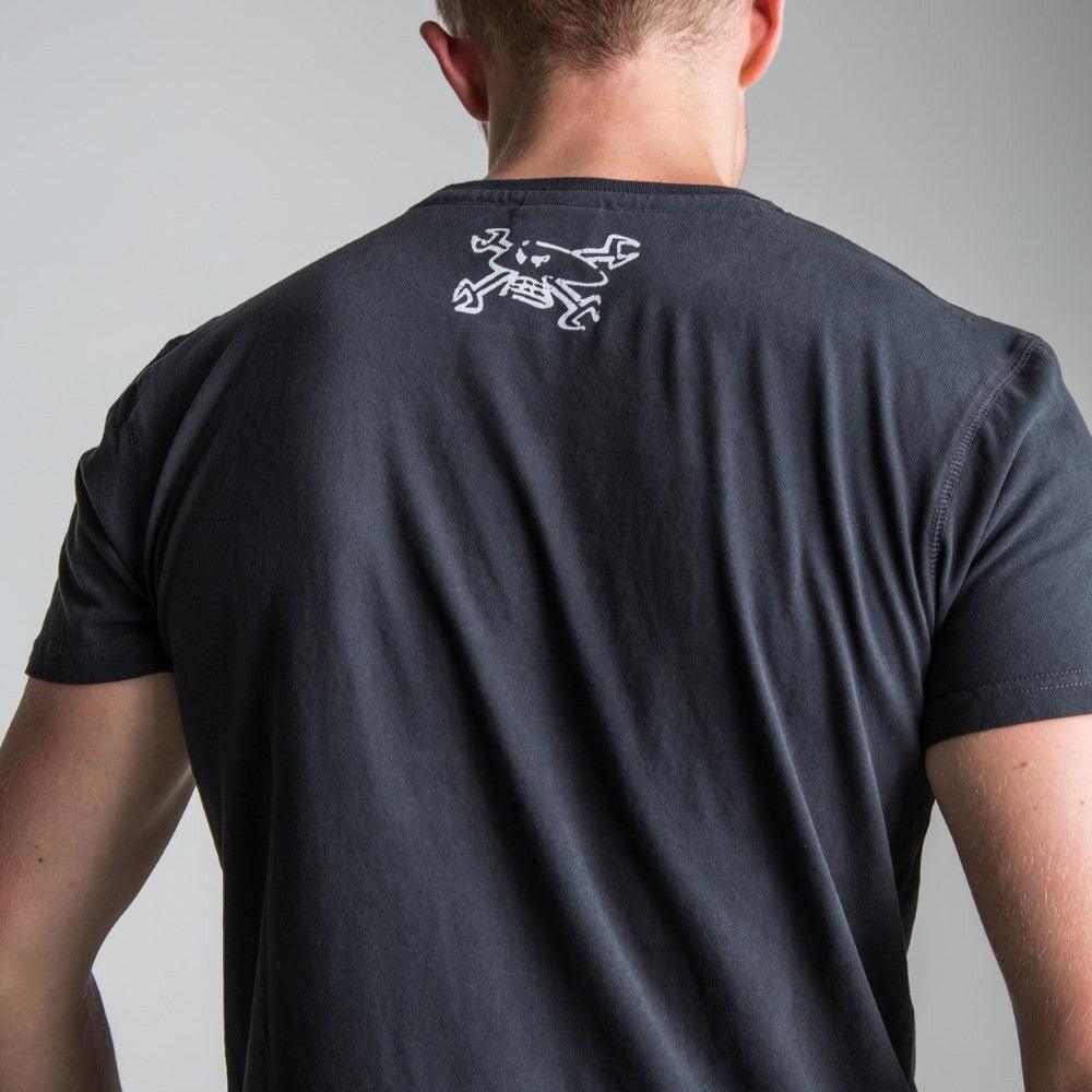 Guy Martin Brit Grit Bandit Black (Mens) T-shirt - Red Torpedo