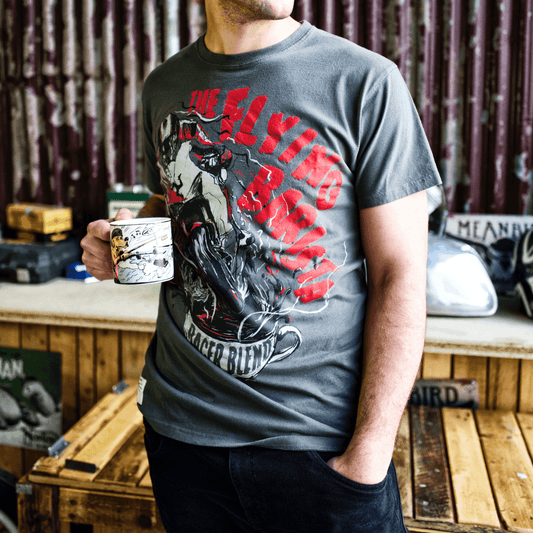 Conor Cummins The Flying Barista (Mens) T-Shirt - Red Torpedo