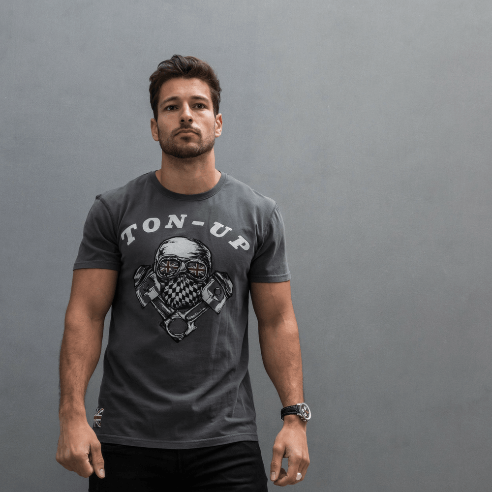 Ton Up Clothing GO BIG (Mens) T-Shirt - Red Torpedo