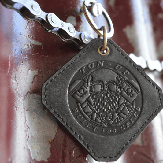 Ton Up Clothing Built for Speed Keyrings - Red Torpedo