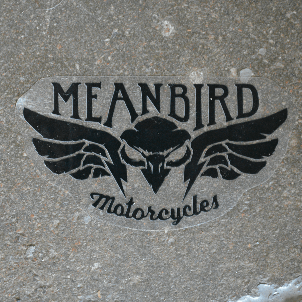 Mean Bird Motorcycles Sticker - Red Torpedo