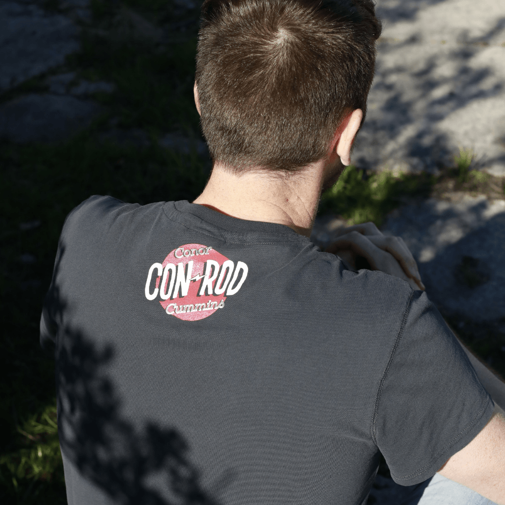 Red Torpedo Conor Cummins '2019cc' (Mens) Black T-Shirt - Red Torpedo