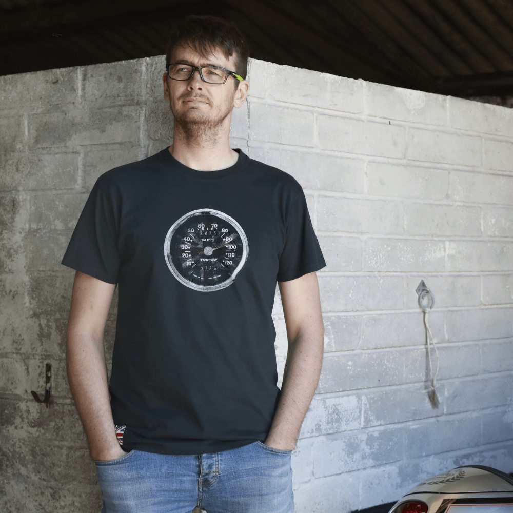 TUC 'Do The Ton' (Mens) Black T-Shirt - Red Torpedo