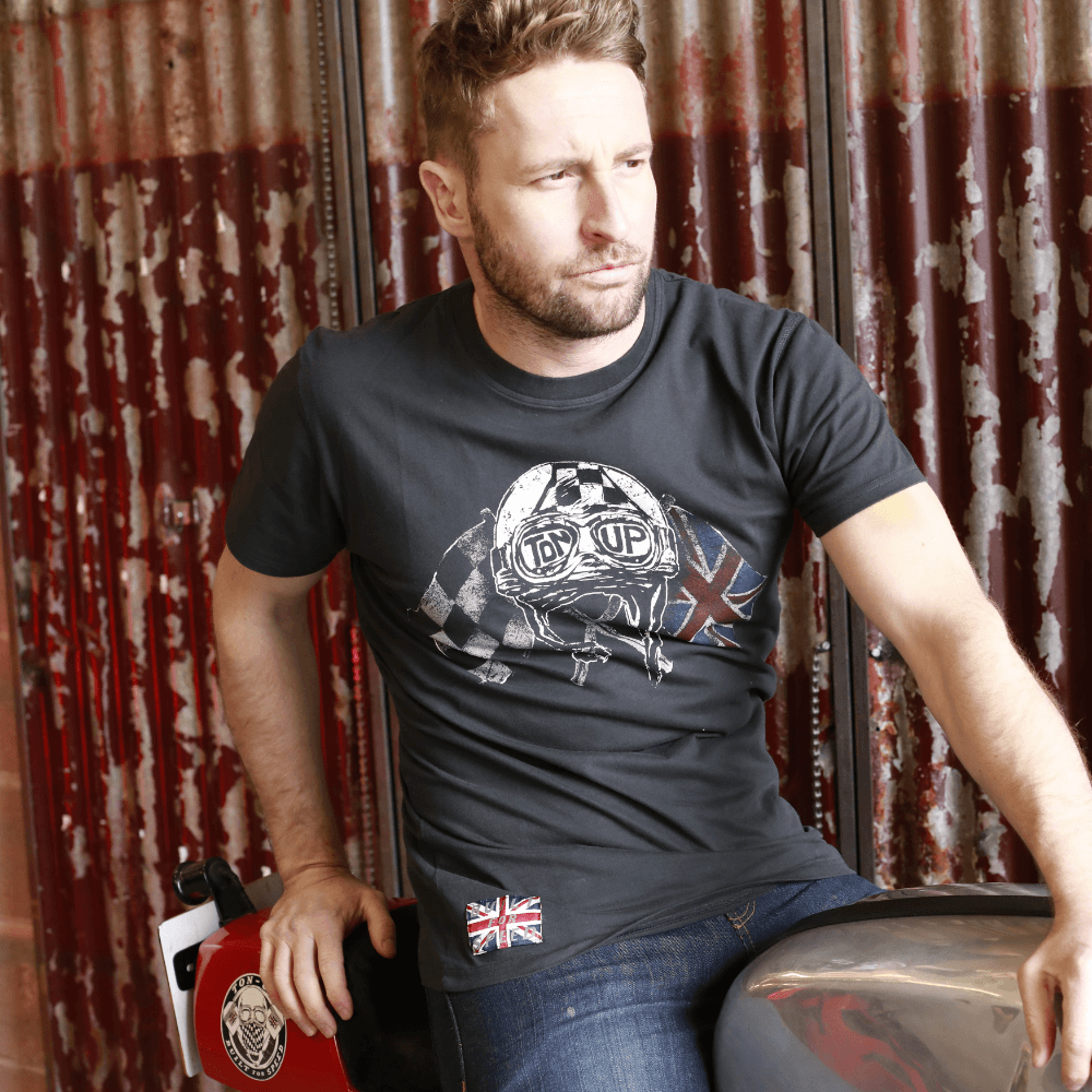 TUC 'Puddinghead' Black T-Shirt - Red Torpedo