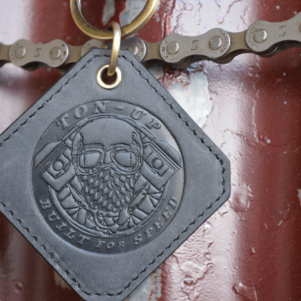 Ton Up Clothing Built for Speed Keyrings - Red Torpedo
