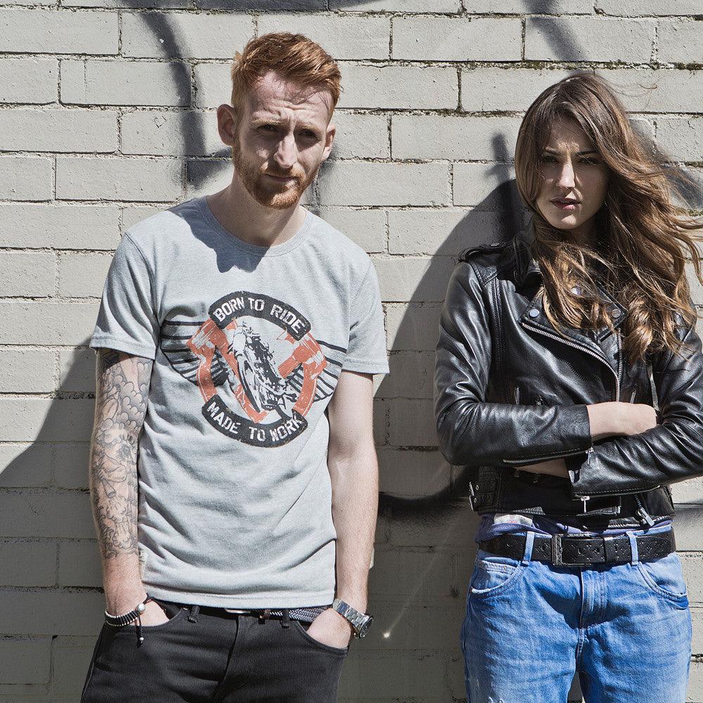 Born to Ride (Mens) T-Shirt - Red Torpedo