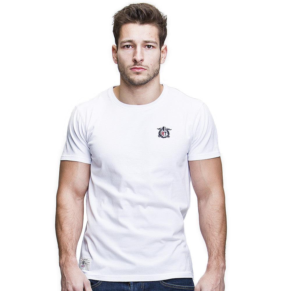 RT Crest (Mens) T-Shirt - Red Torpedo